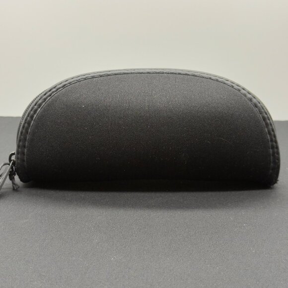 New Emporio Armani Eyeglasses Sunglasses Soft Case Black Zipper w/ Cloth - Picture 3 of 7